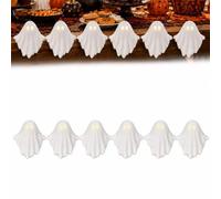 MEEVINWH Luminous Ghost Ornament, 2026 New Mini Glowing Ghosts Table Decor With Warm LED Light,Halloween Decor Mini Ghost Light,Cartoon Resin Sculpture For Home Halloween Party