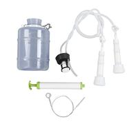 MEEVINWH Mungitrice manuale 3000ml Operazione di risparmio di sforzo Kit di mungitura portatile PEC resistente e durevole per la mungitura domestica (Manuale 3L per mucca)