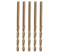 MeevrgR 5 punte metriche M35 in cobalto per 5 pezzi, 5 pezzi, plastica, metallo, M35, perforazione oltre 150 fori per punta. Il cliente conferma la loro durata e longevità (3 mm)