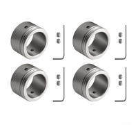 MeevrgR Adattatore per valvola radiatore M30 x 1,5, in acciaio inox, accoppiamento per termostato per sistemi di riscaldamento idronico, resistente alla ruggine, installazione senza attrezzi (C)