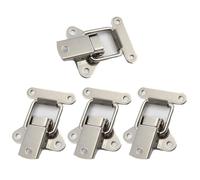 MeevrgR Affidabile chiusura a levetta in acciaio inossidabile per 4 pezzi in acciaio inossidabile Affidabile può durare a lungo progettato per un uso di lunga durata con una corretta durata e coerente