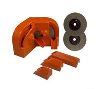 MeevrgR Affilatrice elettrica per punte da trapano, multiuso, con 3 supporti di dimensioni (2-16 mm) e 2 mole, affila punte per trapano, coltelli, forbici