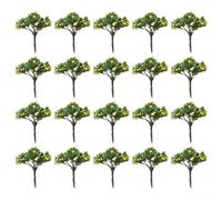 MeevrgR Albero da frutto in miniatura modelli 20pcs altezza 4cm per modellismo kit e esposizione architettonica del paesaggio