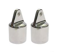 MeevrgR Bimini Top Fittings - Acciaio inossidabile 316 (22/25/30/32 mm, hardware marino lucidato a specchio, set da 2 pezzi) (32 mm)