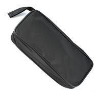 MeevrgR Borsa nera robusta della tela per la memorizzazione del multimetro digitale, portautensili resistente agli urti 220mm, Come da immagine