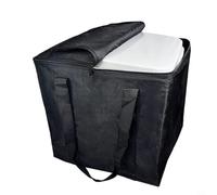 MeevrgR Borsa per il trasporto del WC portatile da 5,3 galloni, protezione per WC in nylon doppio rigido, con doppia cerniera e manici robusti, per campeggio all'aperto, comoda manutenzione, Come da