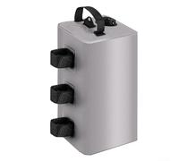 MeevrgR Borsa per pesi da 10 l, per tende e tettoie da esterno, antivento, impermeabile per padiglioni, accessorio portatile per campeggio, festival, spiaggia, diverse opzioni di colore (grigio)