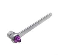 MeevrgR Chiave manuale per lo spurgo dei freni da 11 mm, strumento di scarico dell'olio, chiave a 12 punti, in metallo, argento, per riparazione auto, camion, moto, cilindri delle ruote, strumento di