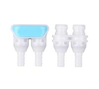 MeevrgR Confezione da 2 giunti a innesto rapido - Accoppiatori a prova di perdite per tubi dell'acqua da 4 mm-6 mm per raccordi push-to-connect