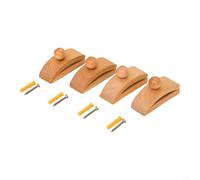 MeevrgR Confezione da 4 grucce in legno per appendere trapunte da parete, eleganti clip decorative per tappezzeria, soluzione salvaspazio per tessuti, colore tronchi (clip in legno)