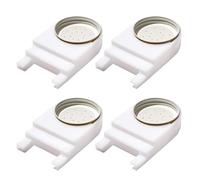 MeevrgR Confezione da 4 mangiatoie per api per sciroppo di miele o acqua potabile, alimentazione in plastica per alveare con piccoli fori d'ingresso, colore bianco, 35,5 x 20,5 x 30,5 cm