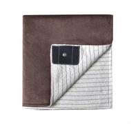 MeevrgR Coperta con fibra d'argento conduttiva per benefici per la salute, sperimenta effetti lenitivi ovunque, perfetta per divano o letto (marrone)