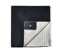 MeevrgR Coperta di messa a terra con fibra d'argento conduttiva per benefici per la salute, sperimenta effetti lenitivi ovunque, perfetta per divano o letto (nero)