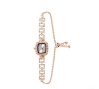MeevrgR Elegante orologio da donna in stile bracciale con un design quadrato straordinario, Come da immagine, red