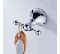MeevrgR Hardware per il bagno a sospensione in rame semplice cromato hardware da bagno adatto per e casa nel corridoio o borse nel tuo ingresso