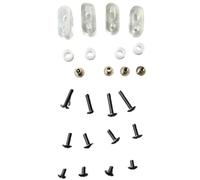 MeevrgR ICE - Kit di riparazione per casco da hockey, viti con dadi per la sostituzione della visiera, compatibile con la maggior parte dei caschi da hockey su ghiaccio, 1 set