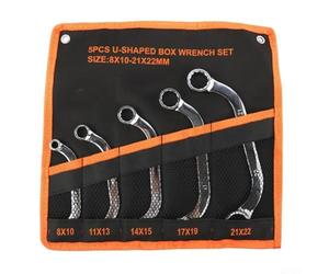 MeevrgR Il set di chiavi a cricchetto a forma di U dal design innovativo include cinque misure essenziali, perfette per le attività di riparazione automatica