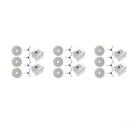 MeevrgR Kit di ricambio per ECOVACS per DEEBOT per mini robot aspirapolvere, include panni per mocio, sacchetti per la polvere e spazzole laterali, cuscinetti in microfibra e sacchetti usa e getta per