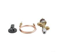 MeevrgR Kit di sicurezza per riscaldatore, parte di ricambio con termocoppia e interruttore di scarico per riscaldatori antincendio, gruppo valvola di controllo del gas per una maggiore sicurezza e