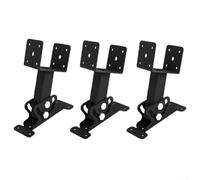 MeevrgR Kit di staffe di supporto per tetto pergolato regolabile, supporto girevole resistente per travi in legno da 4 x 4 e 6 x 6, installazione sicura per patio, gazebo e terrazza (3)