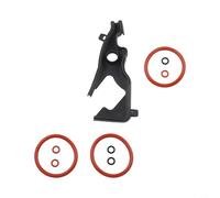 MeevrgR Kit guarnizioni macchina caffè 00622024 O-ring per Siemens EQ5 per serie EQ6 EQ7 EQ8 e per modelli Bosch Silicone per pistone set di guarnizioni 10 pz nero