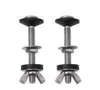 MeevrgR Kit smontato bulloni serbatoio parti WC 2PCS 74 * 8mm 2pcs gomma acciaio inossidabile kit smontato * La confezione include due bulloni
