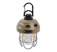 MeevrgR Lanterna da campeggio nero/marrone/verde per luci da tenda all'aperto, batteria ricaricabile da 2000 mAh, 5 modalità di luminosità, impermeabile IPX3, atmosfera leggera e portatile, marrone