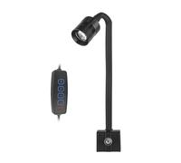 MeevrgR Luce LED per acquario 3 W USB DC5V con regolazione multi-angolo a 360° e 3 modalità di colore per acquari, nero, 1 confezione BT-Q3 USB (DC5V)