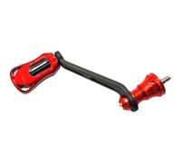 MeevrgR Manico singolo in fibra di carbonio con manopola cava da 70 mm per mulinelli da spinning Shimano/Stella/Vanford/TwinPower/Cardiff/Stradic/Ultegra/Sahara/Miravel/Nasci/Aero/Sephia (rosso)