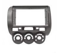 MeevrgR Mascherina per autoradio Honda Jazz City 2002 - 2008, 22,9 cm, grigio con cablaggio, kit di installazione stereo aftermarket (LHD)