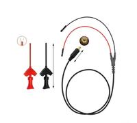MeevrgR MCX - Sonda di prova per oscilloscopio, isolata con materiali conduttivi forti, per DS202, DS203, DS211 e altri oscilloscopi tascabili, include ganci di prova IC