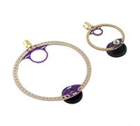 MeevrgR Mini antenna ad anello FM compatta UV UHF 400M-470MHz VHF FM 80M-150MHz con condensatore regolabile per uso radio in ambienti elettromagnetici complessi