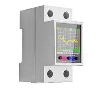 MeevrgR Misuratore di energia intelligente da 100 A con WiFi per app Tuya, montaggio su guida DIN, monitoraggio della potenza 0-32000 W, intervallo di tensione AC50-320 V, compatibile con sistemi di