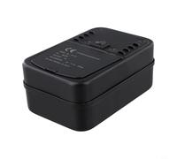 MeevrgR Motore elettrico silenzioso alimentato a batteria per barbecue girarrosto, portatile, facile installazione, adatto per cucinare in terrazza all'aperto, nero