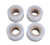 MeevrgR Nastro per innesto di alberi e frutta, 3 mm, bianco, in polietilene, elastico, autoadesivo, per agrumi, uva, meloni, pomodori, cetrioli, melanzane, confezione da 4