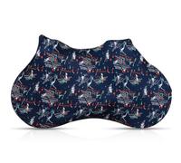 MeevrgR Parapolvere per bici da montagna e bici da strada, 165 cm, poliestere + spandex, bordo elastico, nero/blu