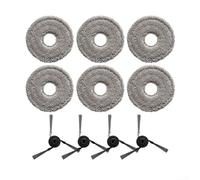 MeevrgR Parti di ricambio Panni mocio e spazzole laterali Pulizia efficiente dei bordi e degli angoli Installazione semplice per DREAME X50s Pro Master per Matrix10 per MATRIX 10 Ultra per robot