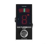 MeevrgR Per M-MAVE Mini accordatore a pedale per chitarra e basso con modalità True Bypass, precisione 0,5 semitoni display ad alta definizione guscio in metallo, funzione di silenzio automatico per