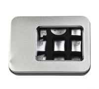 MeevrgR Per Mercedes A B C E G Modelli, Chrome Auto Casement Lift Button Switch Trim, Migliora gli interni con facile installazione
