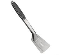 MeevrgR Pinze da cucina multiuso in acciaio inox e spatola per combo con blocco scorrevole e design di drenaggio per grigliare cottura al ristorante