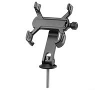 MeevrgR Porta cellulare in alluminio a 4 artigli con angolo di visione regolabile e installazione sicura su biciclette (modello gambo)