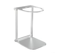 MeevrgR Porta gocce per caffè con base, gocciolatore portatile in acciaio inox per macchine da caffè espresso, supporto pieghevole per campeggio, viaggi, escursionismo, argento