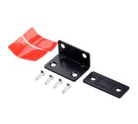 MeevrgR Porta magnetica a ventosa, invisibile, resistente, 38 x 24 mm, 1 porta magnetica in acciaio inox, adatta per la casa, puoi usarlo con fiducia (nero)