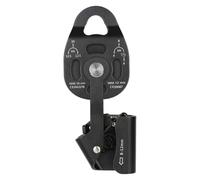 MeevrgR Puleggia per arrampicata su roccia Strumento di sollevamento unidirezionale con capacità di carico statico 25KN Ascender in lega di alluminio per corde da 8-12 mm nero/rosso/oro nero