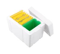 MeevrgR Queen Bee - Mini alveare per l'allevamento e la raccolta del miele, struttura in legno di cedro con isolamento in schiuma, 24 x 16,5 x 15 cm, compatibile con alveari standard