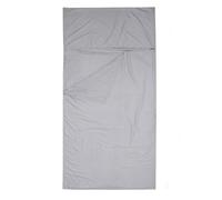 MeevrgR Sacco a pelo per campeggio, con tasca per cuscino e borsa per il trasporto, coperta da viaggio leggera portatile per escursioni all'aperto, treno, uso ufficio, 115 x 210 cm, grigio 160 x 210