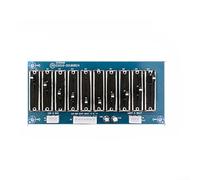 MeevrgR Scheda equalizzatore audio a 5/10/15 bande, doppia alimentazione (± 5 V-15 V) per ingresso/uscita RCA, circuito professionale ABS blu EQ per sistemi audio fai da te (10 strade)