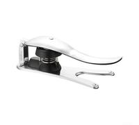 MeevrgR Schiaccianoci in acciaio inossidabile 304 resistente, apri-noci e castagne, strumento da cucina ergonomico per un facile utilizzo, design compatto, argento
