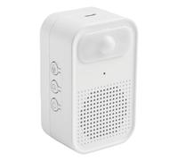 MeevrgR Sensore per porta di benvenuto con 30 opzioni audio, 85 x 52 x 35 mm, in plastica, adatto per installazione domestica, senza sforzo, progettato per comodità (bianco)