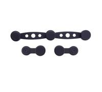 MeevrgR Set di 3 fibbie magnetiche in silicone per friggitrice ad aria, con 1 clip lunga e 2 clip corte, supporto per carta da cucina per cestello friggitrice ad aria, resistente al calore